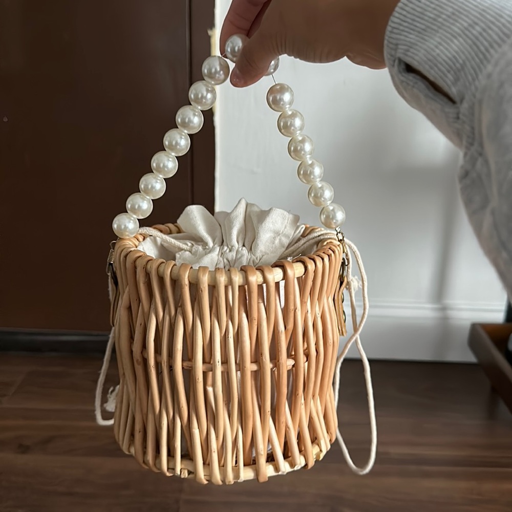 Woven Pearl Bag